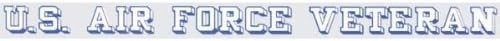 U.S. Air Force Veteran - Window Strip Decal - Picture 1 of 1