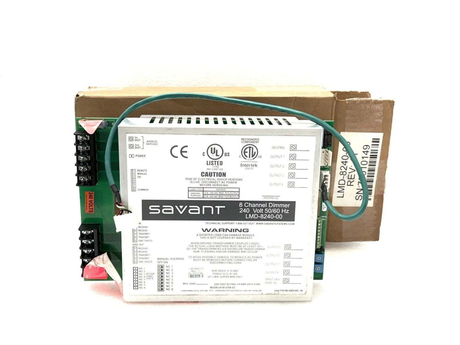 SAVANT LMD-8240-00 New - Surplus Savant Lighting Dimmer Module