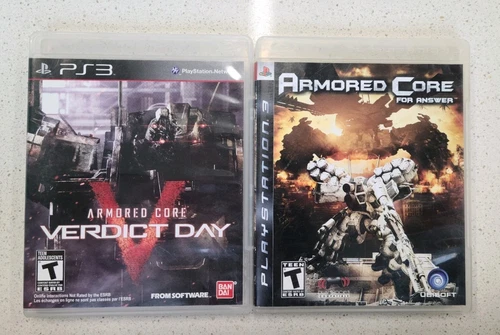 Armored Core For Answer & Verdict Day (PlayStation 3, PS3, 2008) CIB. Tested