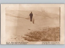 c1907 Photo Taken After Last Storm April Fairdale North Dakota ND Walsh RPPC