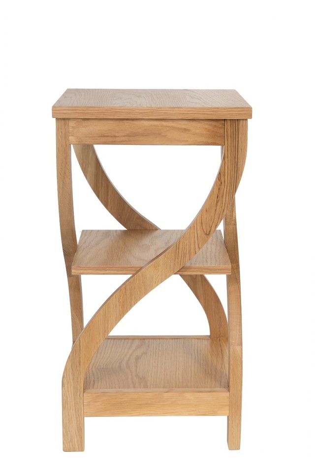 Side Plant Table | Solid Oak Wood Coffee/Telephone/Lamp/Bedside/End ...