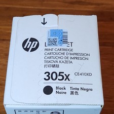 HP 305X CE410XD High Yield Black LaserJet Toner Cartridge 2-Pack New Sealed