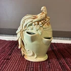 Vintage McCoy Bird Of Paradise Peacock Vase.