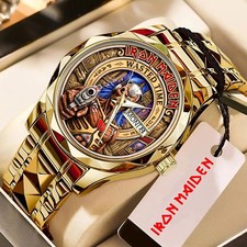 Iron Maiden Alloy Luxury Quartz Watch Gift for Fans