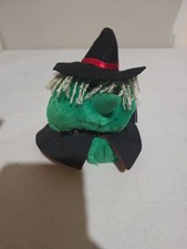 Puffkins Hazel Witch Plush 6" Halloween Beanie 1997 Collectible Stuffed Soft Toy