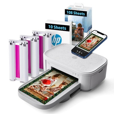 Printer Photo 4x6 HP Sprocket Studio Plus Instant Dye Sublimation Wireless Wi-Fi