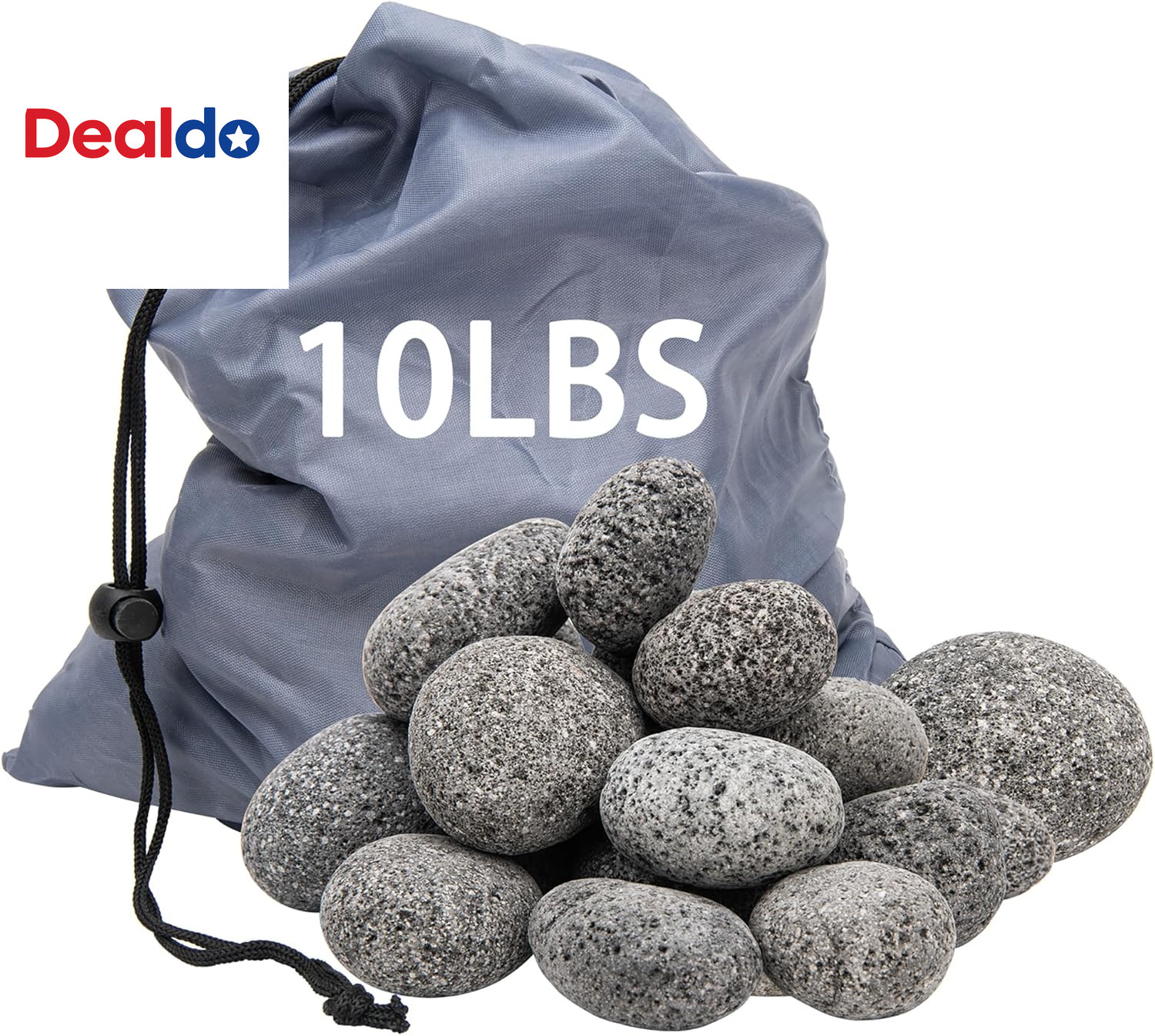 Black Lava Rocks for Fire Pit,2"-3" Natural Lava Stones, Black Lava Rocks for Fi