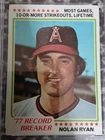 🇺🇸 1977 season 1978 Topps Nolan Ryan 🔥Record Breaker PSA 3 VG Invest HOF 🇺🇸