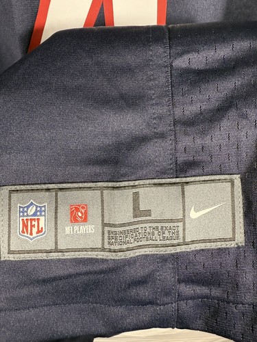 HOUSTON TEXANS D WATSON DEEP STEEL BLUE TRIKOT ON FIELD VON NIKE NEU MIT ETIKETT GRÖSSE LG - Bild 4 von 6