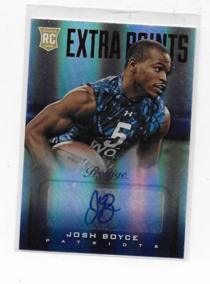 2013 Prestige football Extra Points Red Autographs #246 Josh Boyce