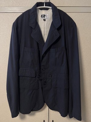 Купить engineered garments drizzler coat cotton double cloth xs