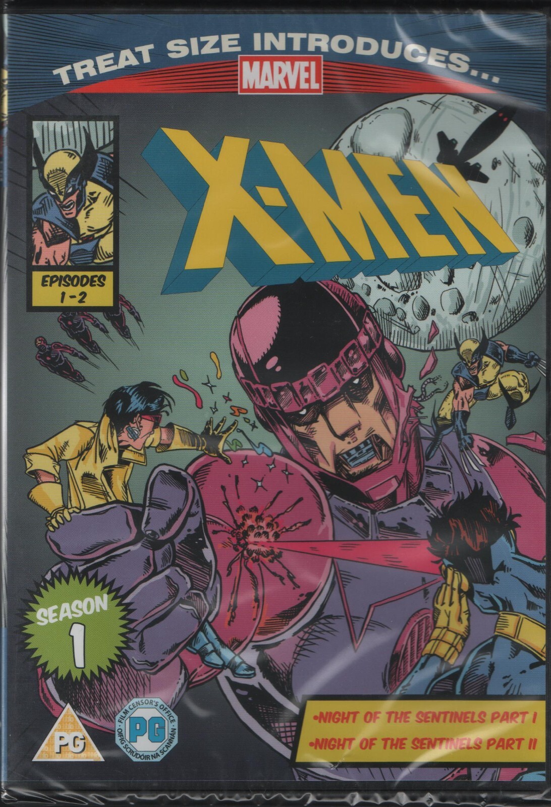 X-Men - Season 1 Episodes 1-2 (Marvel DVD) SEALED Night of the Sentinels Pt. 1&2