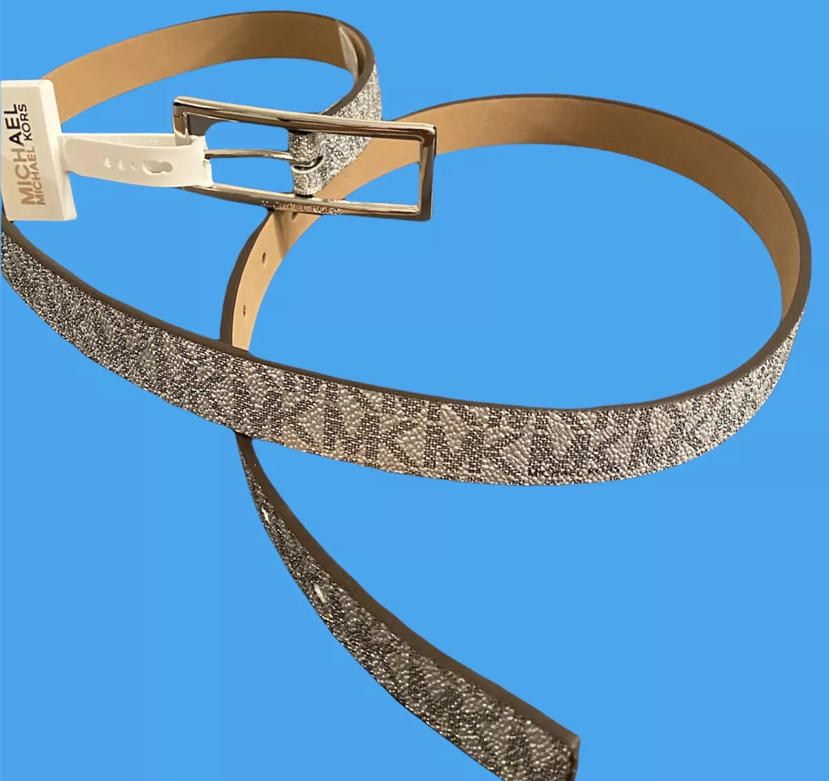 Michael kors skinny belt deals