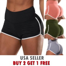 Women's Sports Shorts Yoga Gym Lady Jogging Lounge Summer Beach Pants B