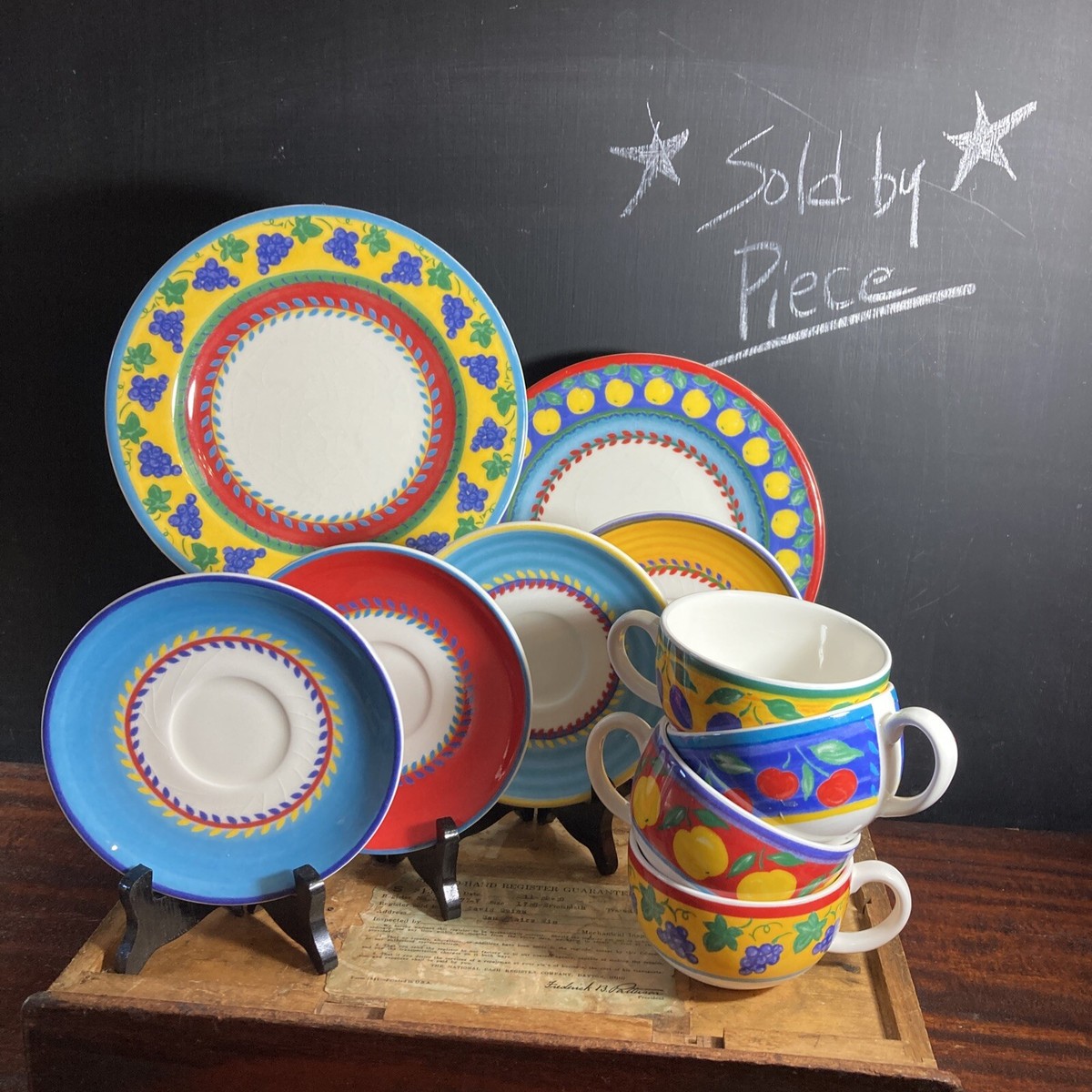 Vista Alegre Portugal Fruit Fantasy Earthenware Various Pieces