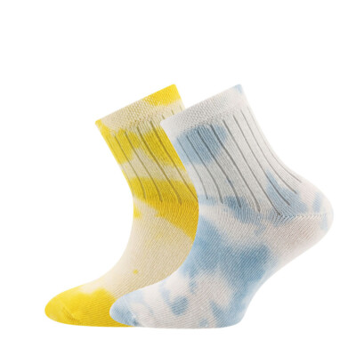EWERS Kinder Sneaker Socken Batik gemustert Mädchen