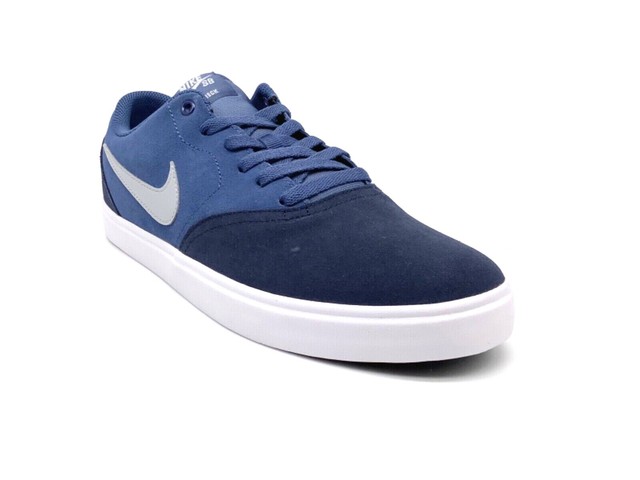nike sb navy check solarsoft trainers