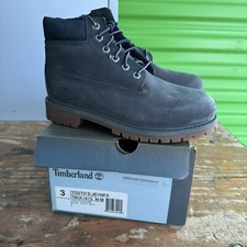 Timberland 6in Premium Boot Grey Boots Classic 3 Youth New In Box Primaloft