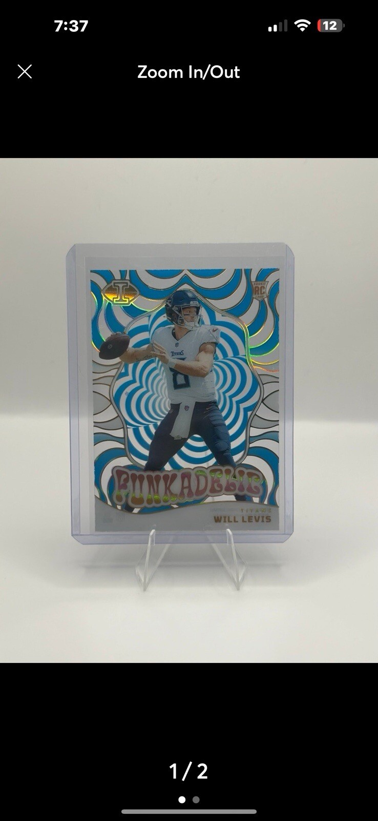 2023 Panini Illusions - Funkadelic Light Blue #19 Will Levis /299 (RC)