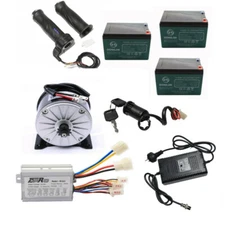36V 350W Brush Motor Controller w/ Battery Kit for Go kart Electric Scooter