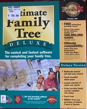 Ultimate Family Tree Deluxe Genealogy Software Easy  Fast Family 1997 Software