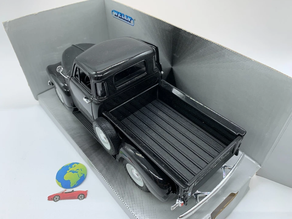 Welly Chevrolet 3100 Pick Up 1953, automodello scala 1:24, vintage (1828) - Immagine 2 di 4