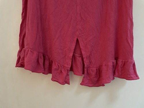 Justice Kids Girls Floral Trend Setter Ruffle Rayon Short Sleeve Shirt Pink Sz 8 - Picture 6 of 6