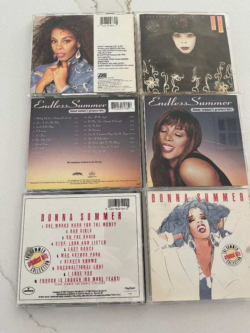 6 CDs: PATTI LABELLE & DONNA SUMMER: GREATEST HITS, BACK TO NOW, ANOTHER PLACE +