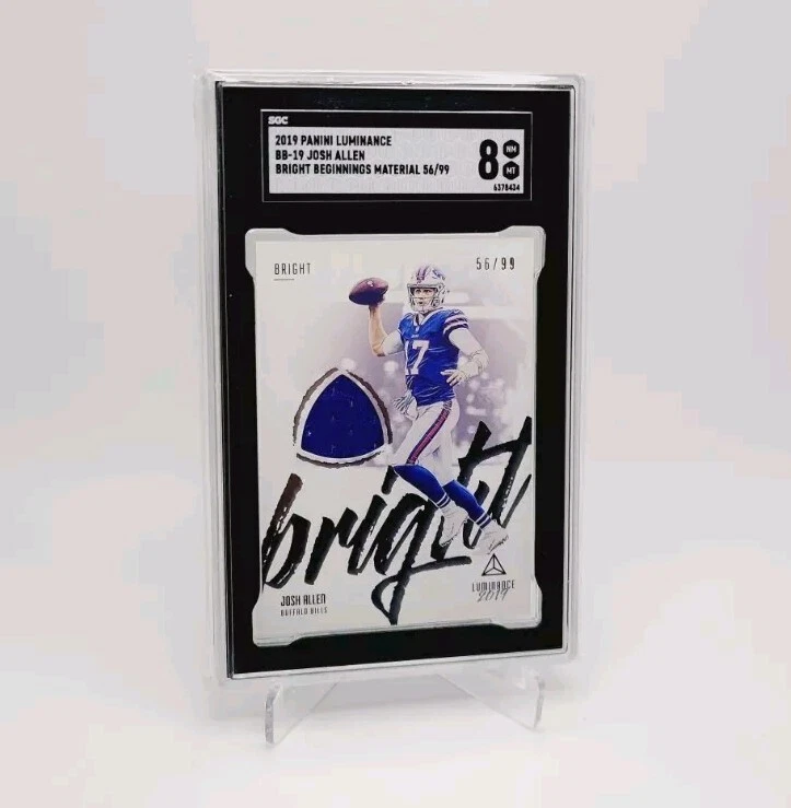 Josh Allen Panini Luminance Bright Beginnings Materials #BB19 Base