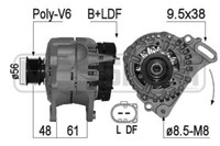 Messmer Lichtmaschine Generator 70A 14V FüR Skoda Fabia I Combi 1.4 16V