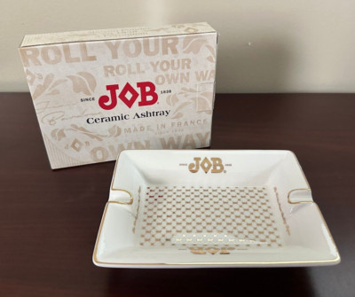 JOB GOLD CERAMIC ASHTRAY~THE WORLDS FINEST~NEW