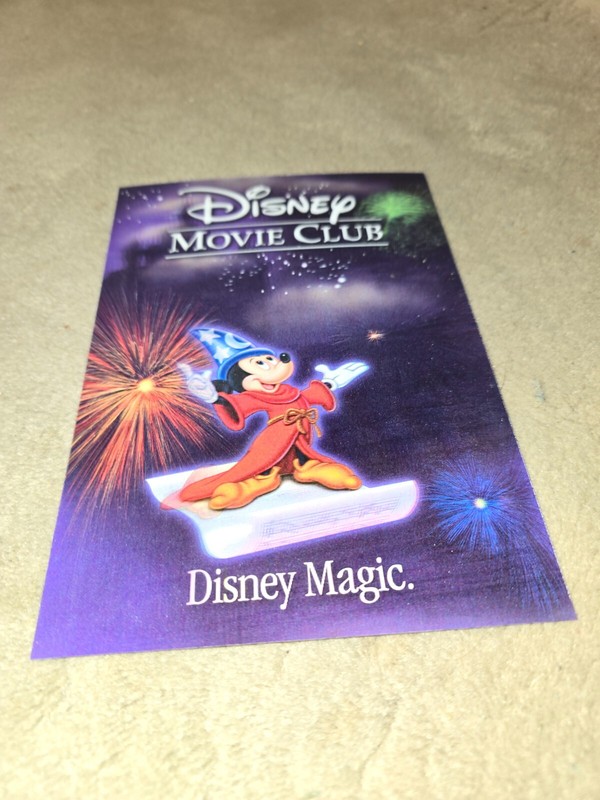 Disney Movie Club ~ Disney 3D Lenticular Collector Card ~ NEW