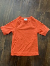 Hanna Andersson orange rash gaurd swim shirt size85
