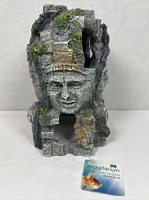Imagitarium Resin Mayan Aztec Ruins Faces Fish Tank Aquarium Decor - PETCO Brand