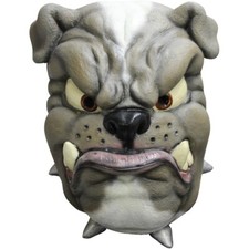 Ghoulish Productions Bulldog Adult Latex Head Mask Animals Scary Halloween