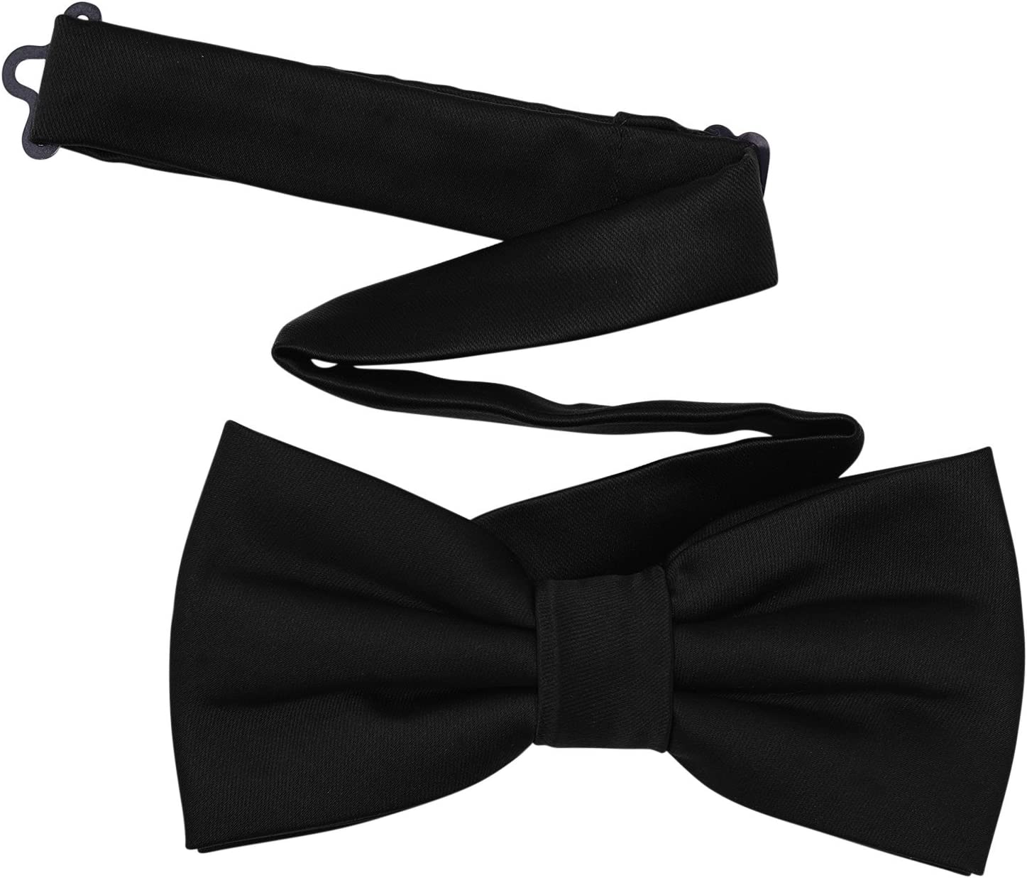 Men's Adjustable Pre-Tied Satin Tuxedo Bow Tie