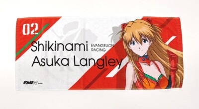 Evangelion Eva Racing Face Towel Set of 3 Rei Asuka Mari 34