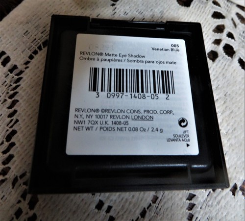 Revlon Matte Venetian Blue #005 Eye Shadow BRAND NEW HTF FREE SHIPPING - Picture 2 of 2