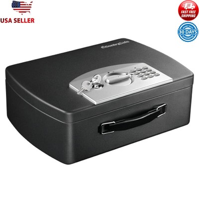 Portable Security Safe Digital Keypad Lock Durable Steel Travel Storage Safe New