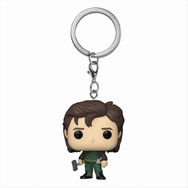 Funko Pop Keychain Stranger Things - Hunter Steve Neu & Ovp-image
