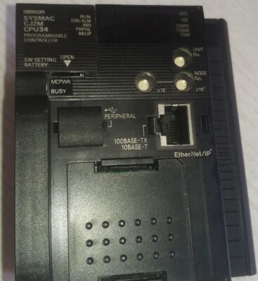 Omron Automation CJ2M-CPU34 PLC CPU, 2560 IO, 30k Steps