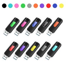 Kootion USB2.0 16GB 10PCS Retractable Style Flash Drive Memory Stick Thumb Drive