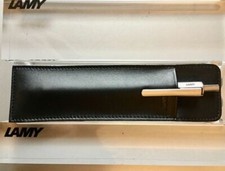 Lamy Swift Tintenroller palladium silber Rollerball mit Lederetui
