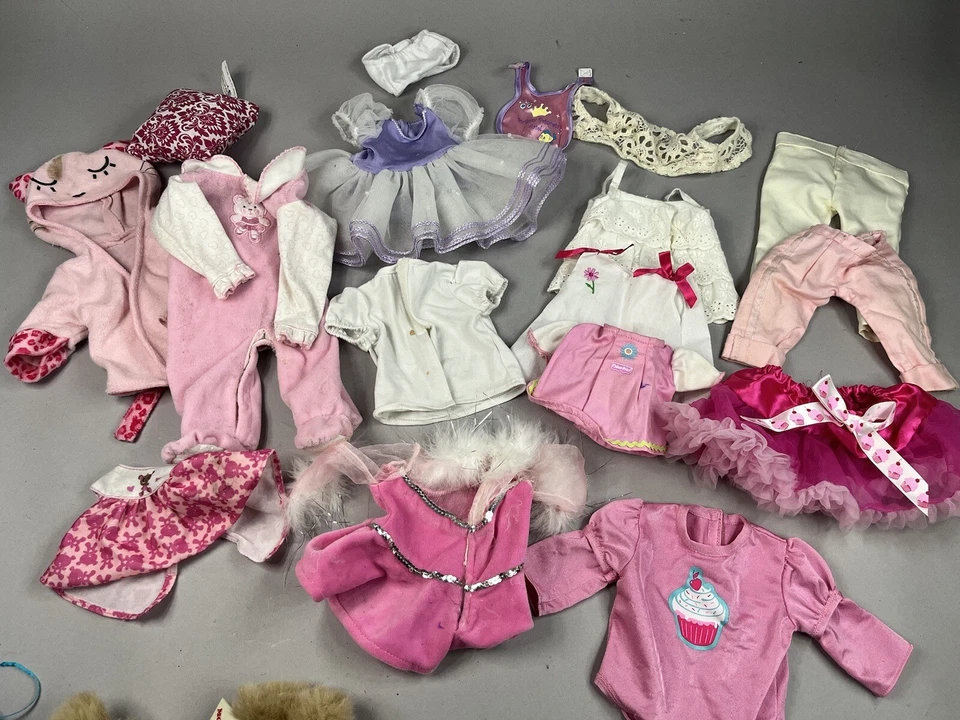 Lote De Marcas Originales y Mixtas Muñeca Ropa Armario Varios Tamaños Muñecas, 18" y más Foto 3 de 4