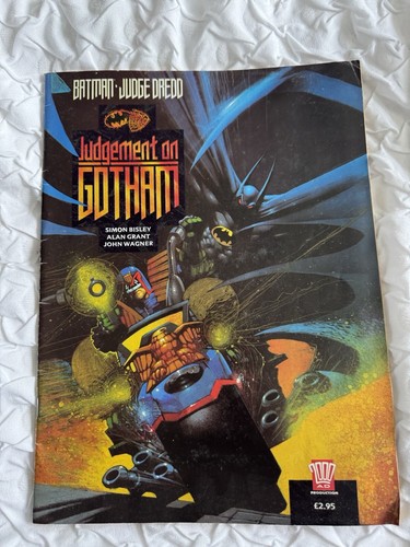Batman Judge Dredd Judgement On Gotham Comic 2000 AD Production