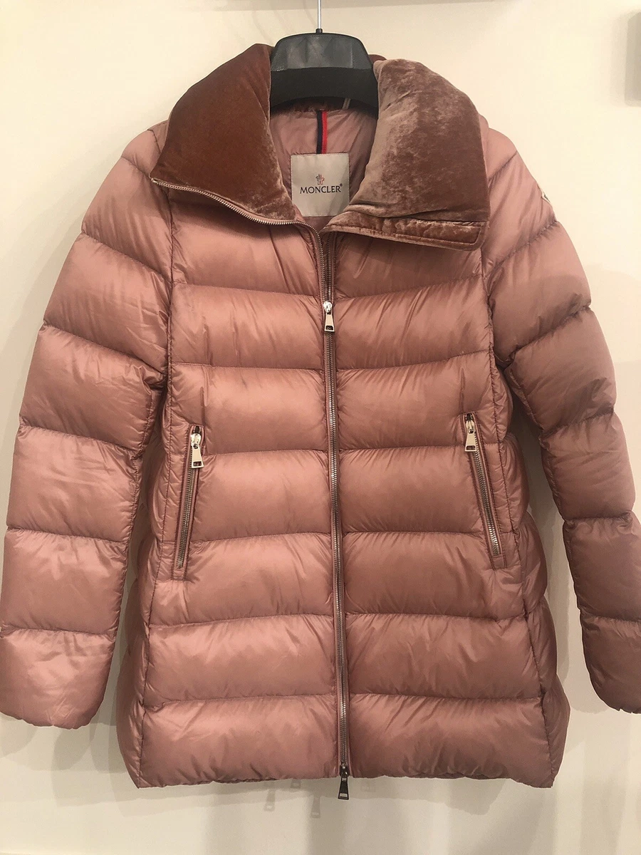 Moncler Velvet Torcel Tech-Taffeta Puffer coat (pink) Size 0 | eBay