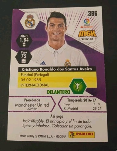 2017-2018 MegaCracks La Liga Cristiano Ronaldo #396 Real Madrid - Bild 2 von 2