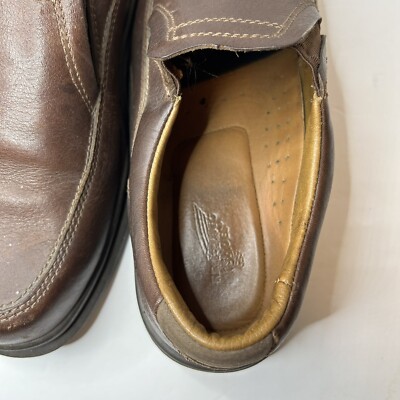 Red Wing Steel Toe Loafers 6647 Men's 9 D Brown Leather Safety