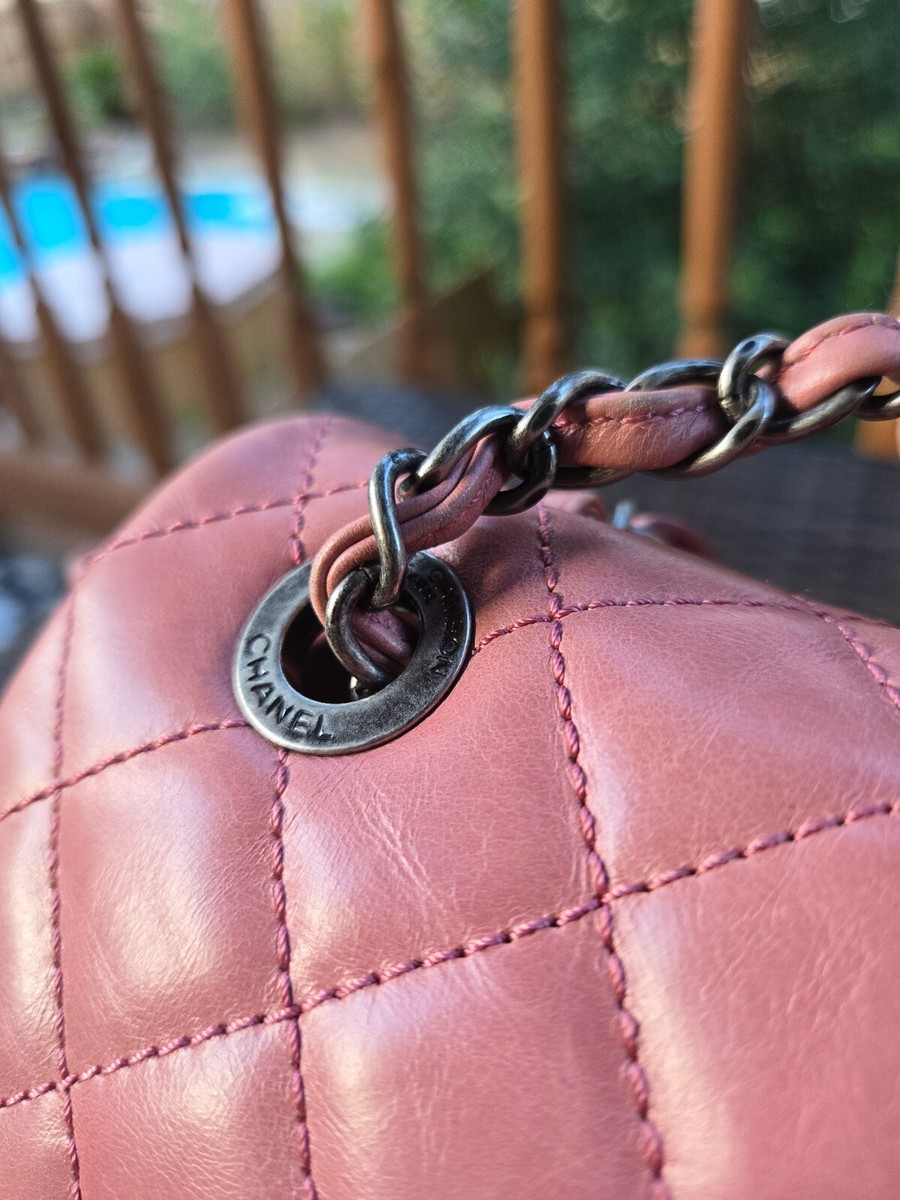Chanel Limited Edition Pink Calfskin Paris Salzburg Mountain 