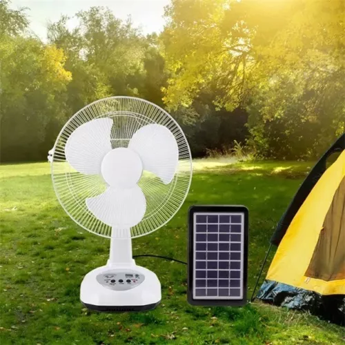 360° Outdoor Portable Camping Fan for Tent LED Light USB Rechargeable - Picture 8 of 11